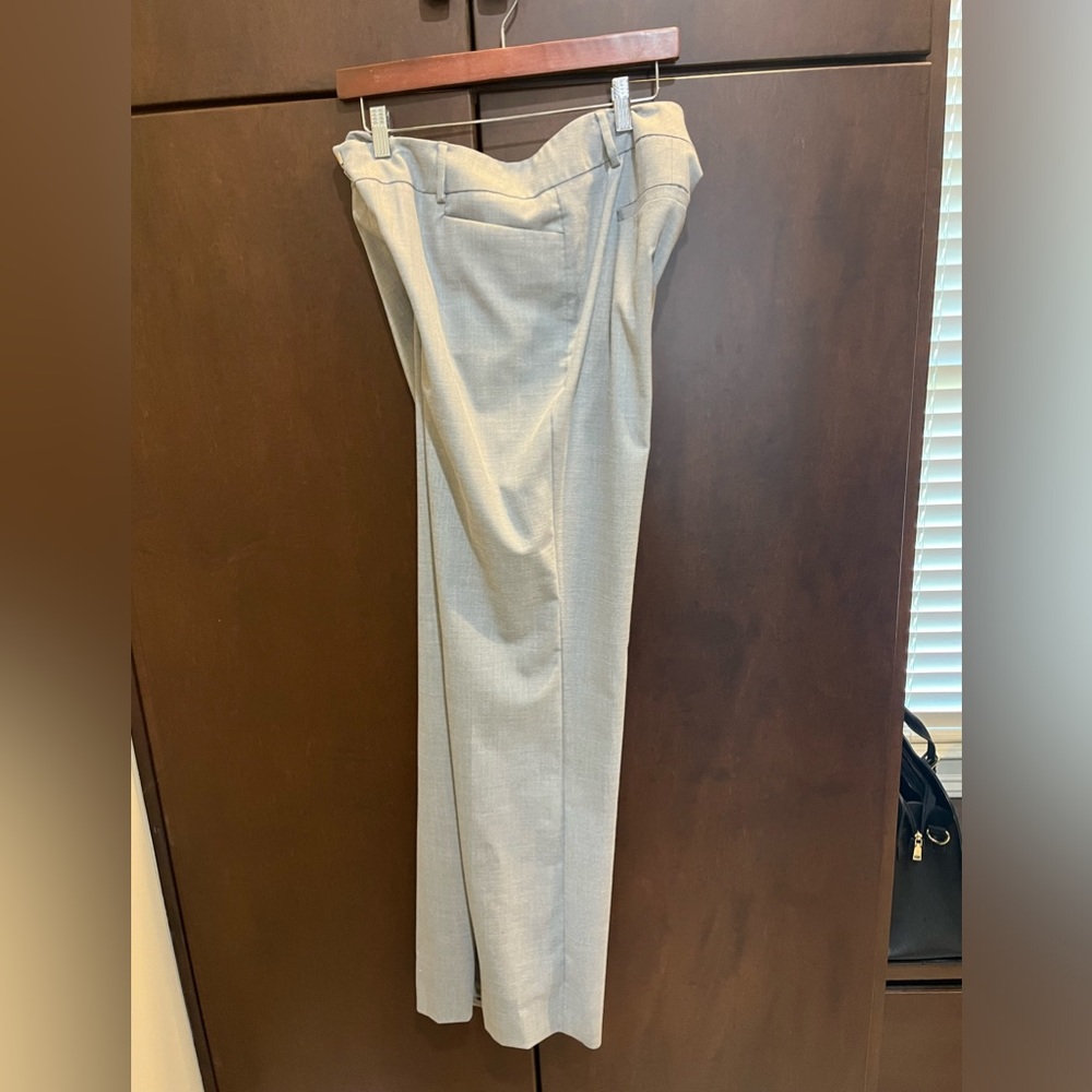 Gray dress pants straight leg. TALL. Size 12